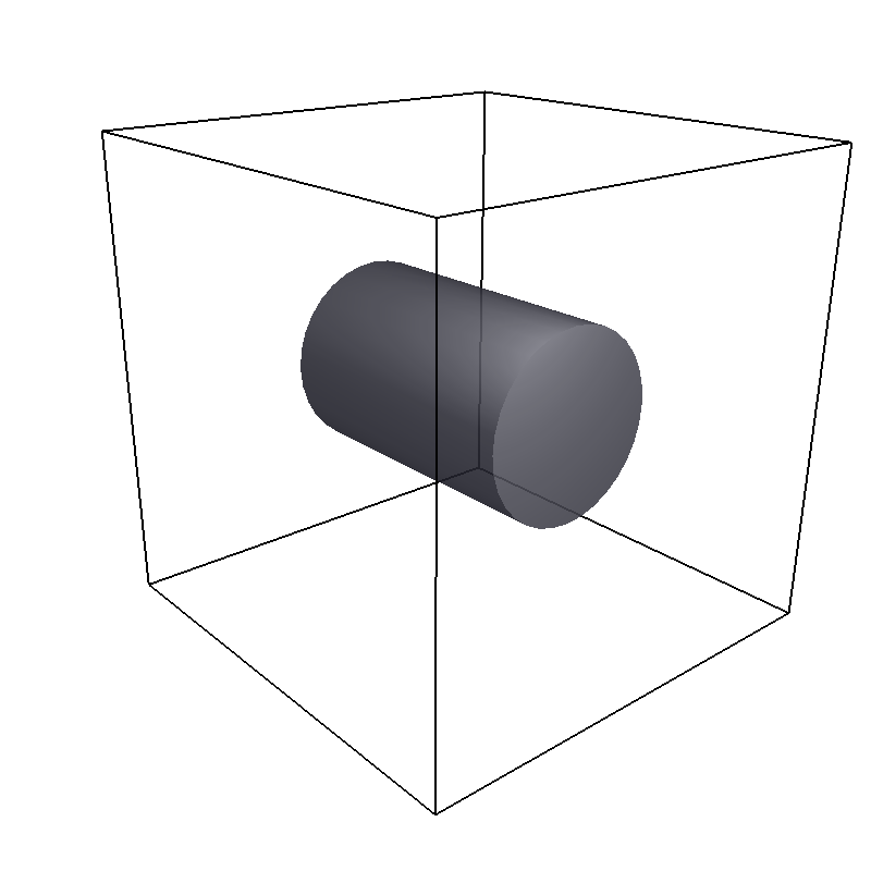 Visualization of a constraint with a Cylinder shape.
