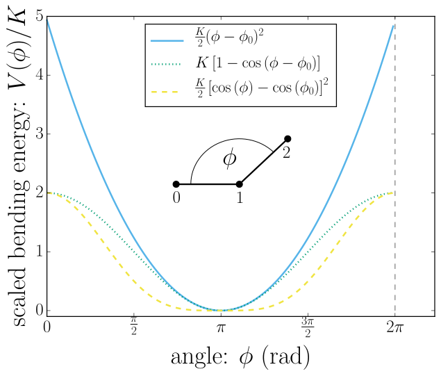 Bond-angle interactions