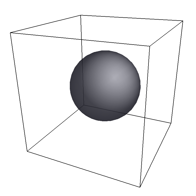 Visualization of a constraint with a Sphere shape.